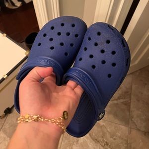 Royal blue crocs